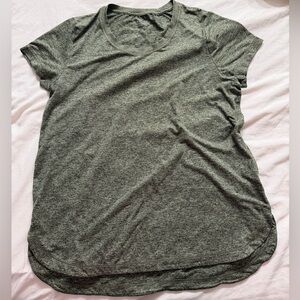 Athleta Green short sleeved shirt size L